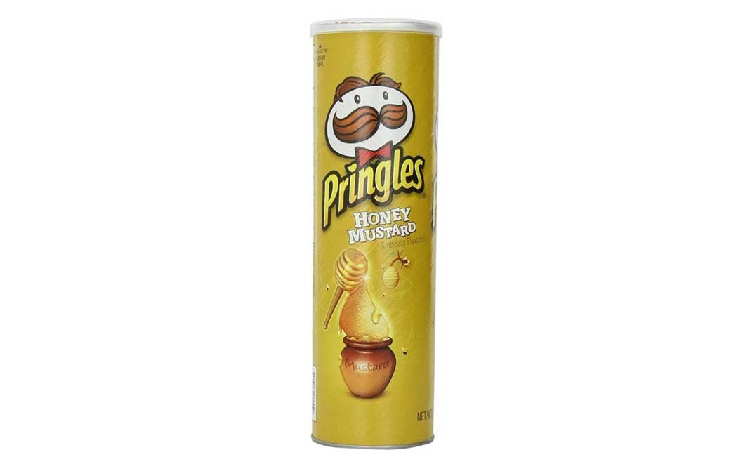 Pringles Honey Mustard Flavoured Potato Chips Container 160 grams GoToChef